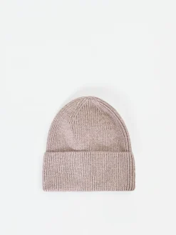 CAPPELLINO BEANIE TORTORA BEIGE CON PAILLETTES