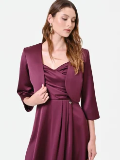 COPRISPALLE BORDEAUX IN RASO
