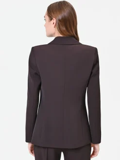 GIACCA BLAZER AVVITATA MARRONE MORO