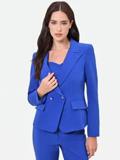 GIACCA BLAZER BLU CINA MONOPETTO