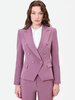 GIACCA BLAZER DOPPIOPETTO ROSA ANTICO