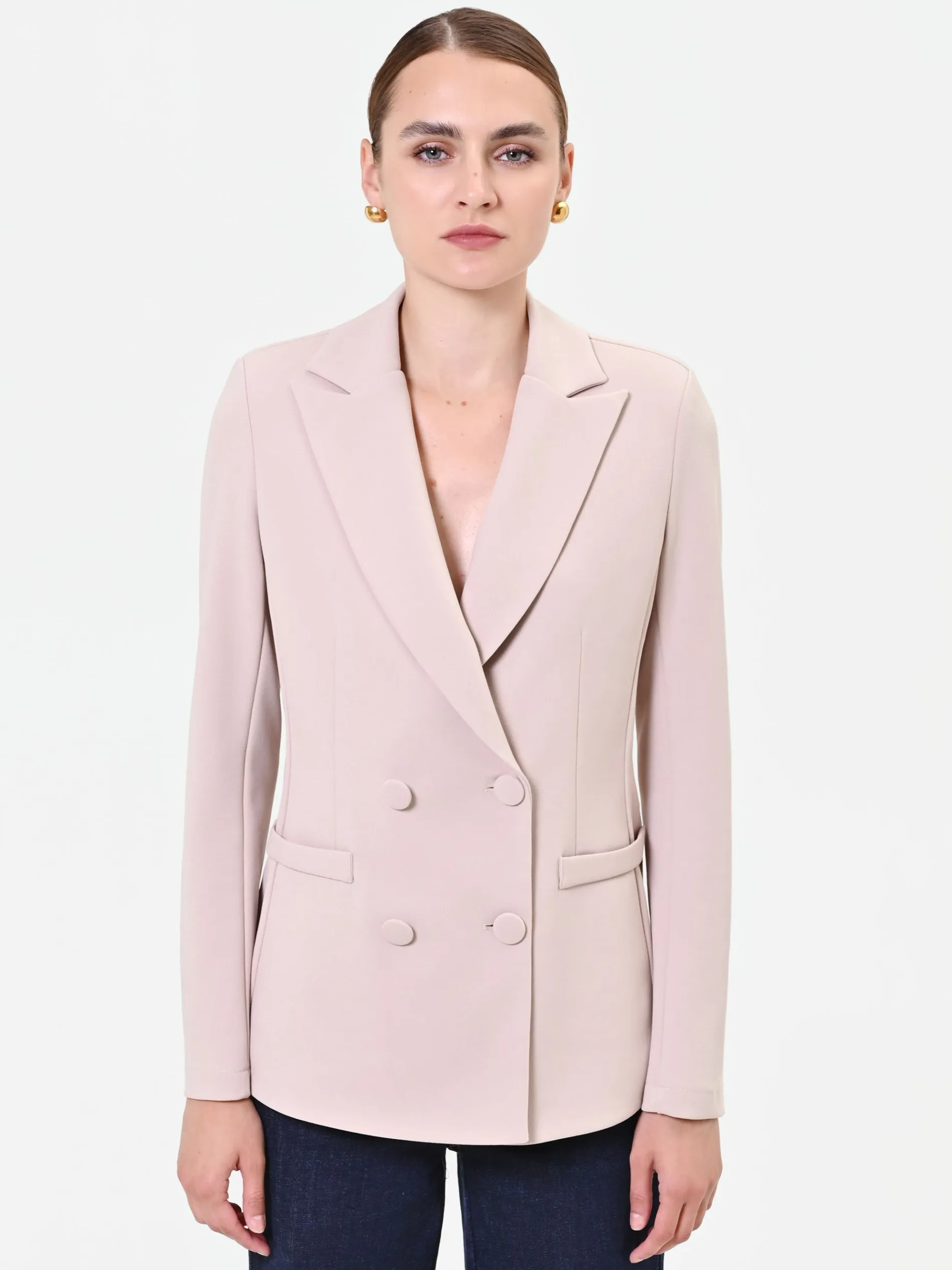 GIACCA DOPPIOPETTO TORTORA BEIGE