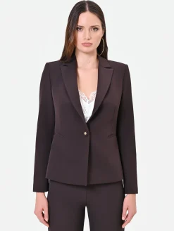 GIACCA MONOPETTO MORO MARRONE