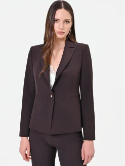 GIACCA MONOPETTO MORO MARRONE