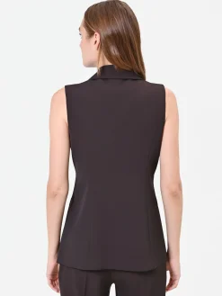 GILET DOPPIOPETTO MORO MARRONE