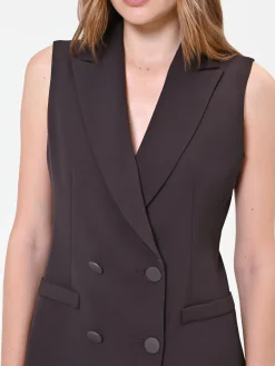 GILET DOPPIOPETTO MORO MARRONE