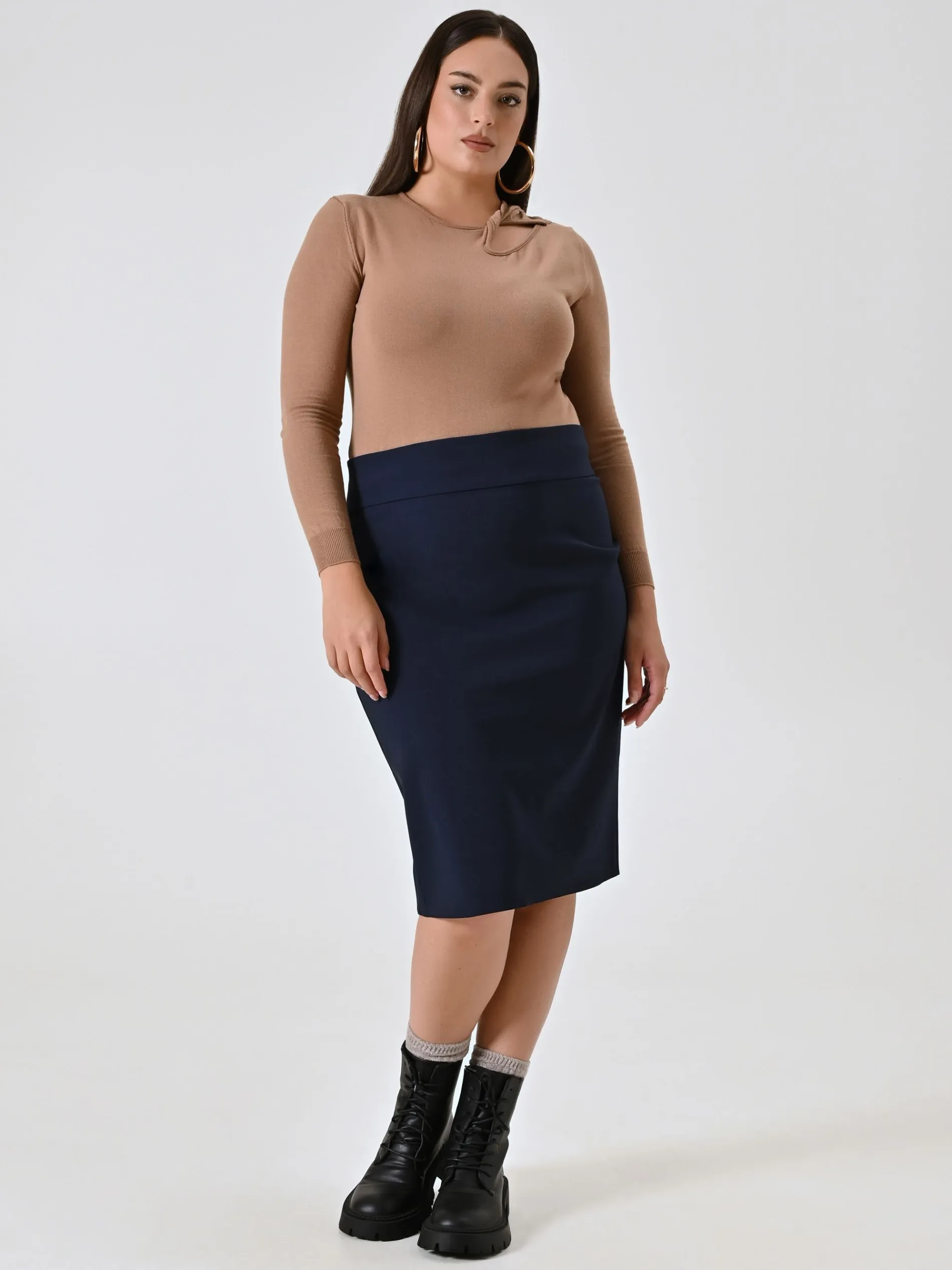 GONNA CURVY TUBINO BLU