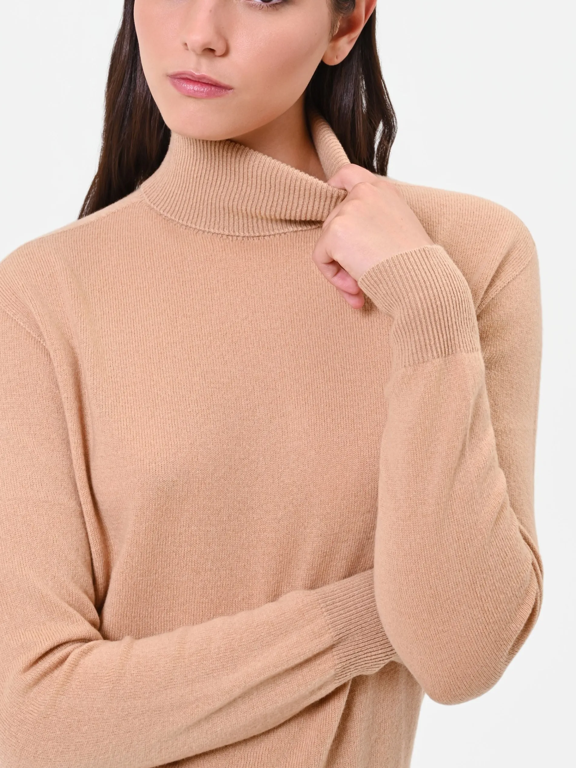 MAGLIA DOLCEVITA CAMMELLO BEIGE