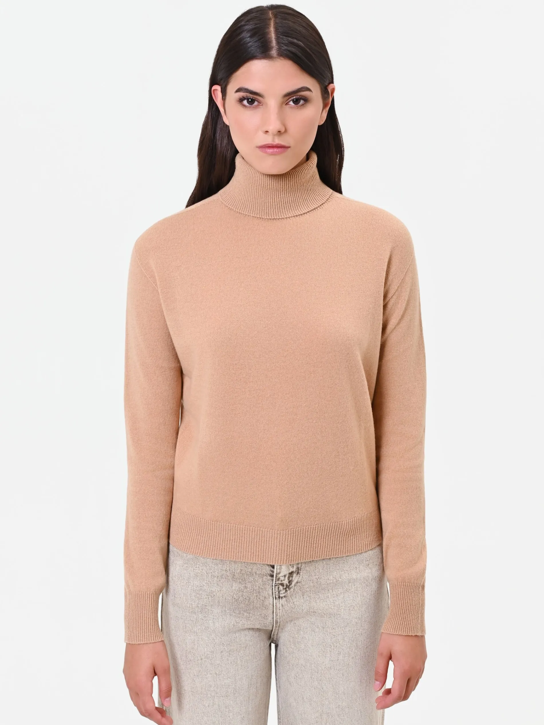 MAGLIA DOLCEVITA CAMMELLO BEIGE