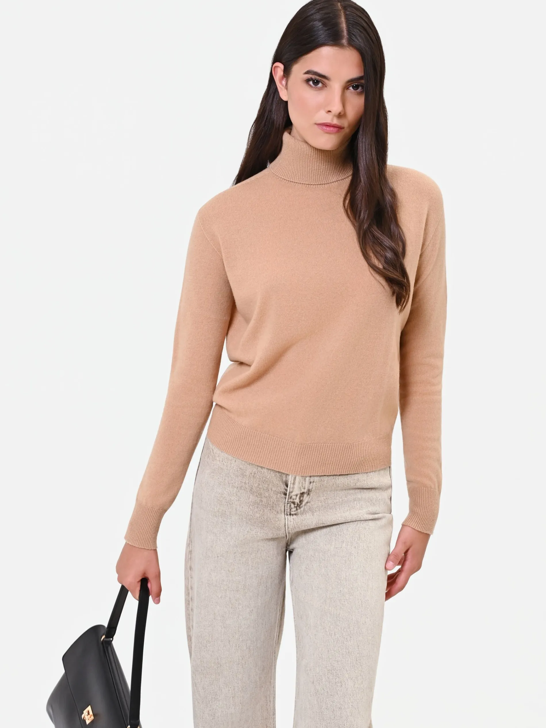 MAGLIA DOLCEVITA CAMMELLO BEIGE