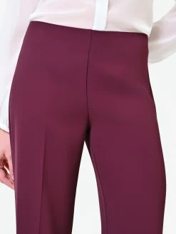 PANTALONE A PALAZZO BORDEAUX