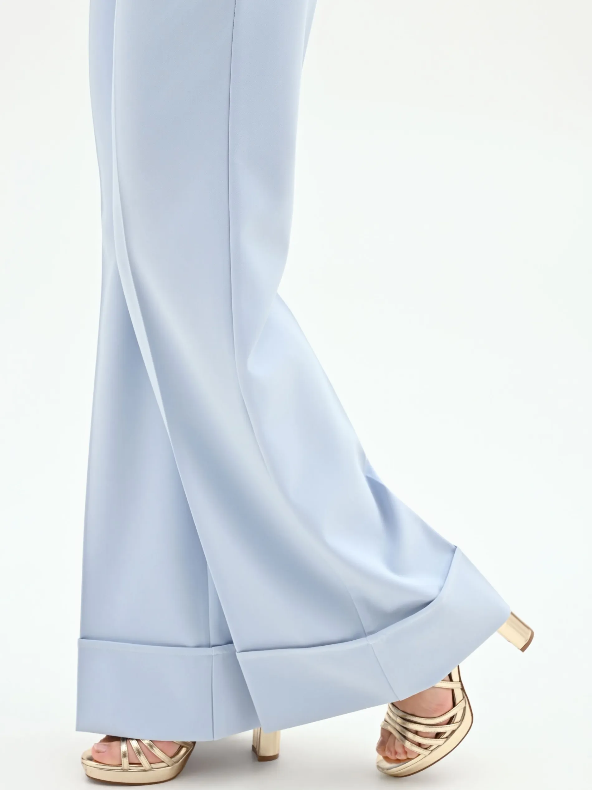 PANTALONE A PALAZZO CIELO AZZURRO