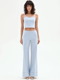 PANTALONE A PALAZZO CIELO AZZURRO