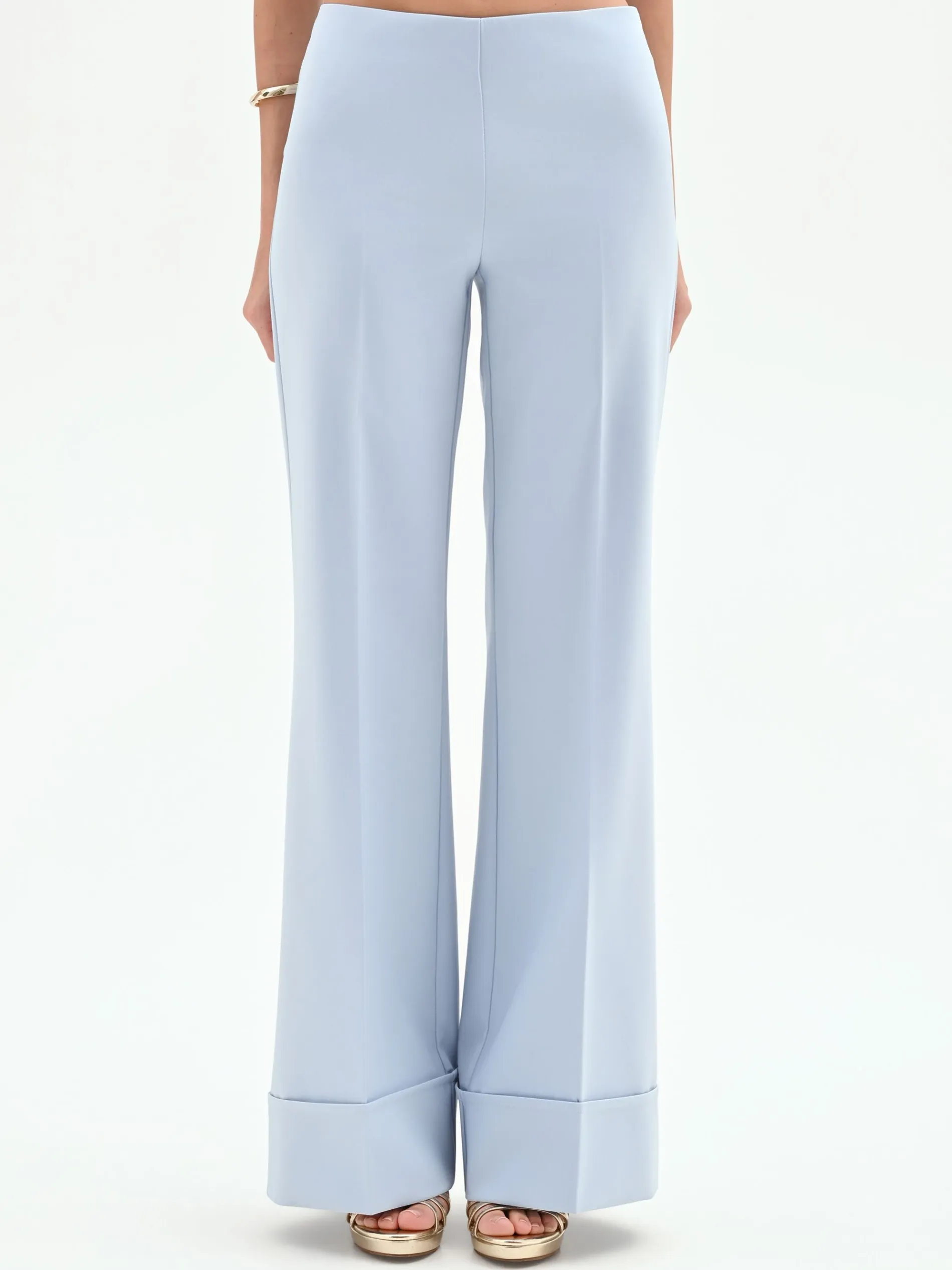 PANTALONE A PALAZZO CIELO AZZURRO