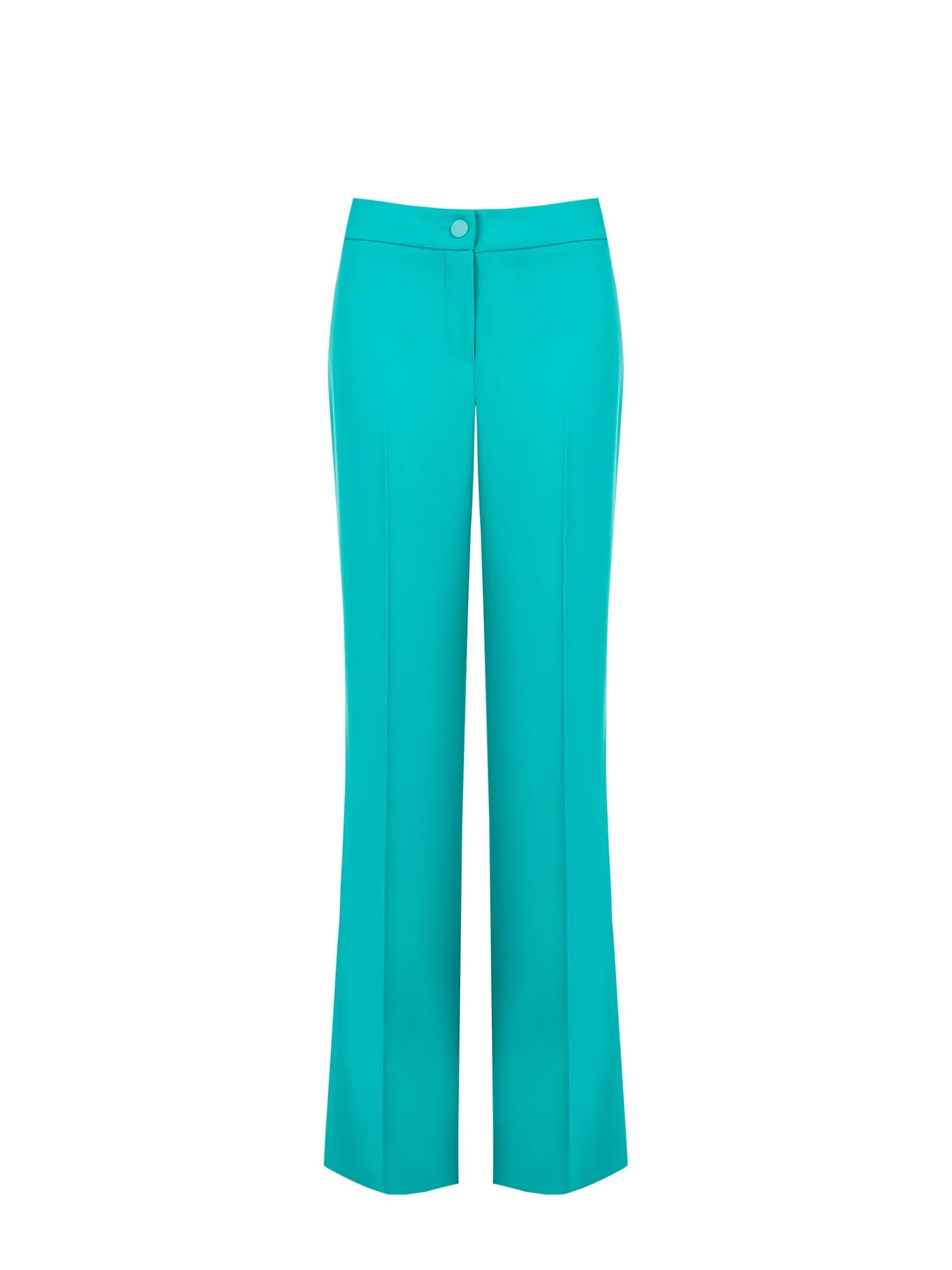 PANTALONE A PALAZZO TURCHESE AZZURRO