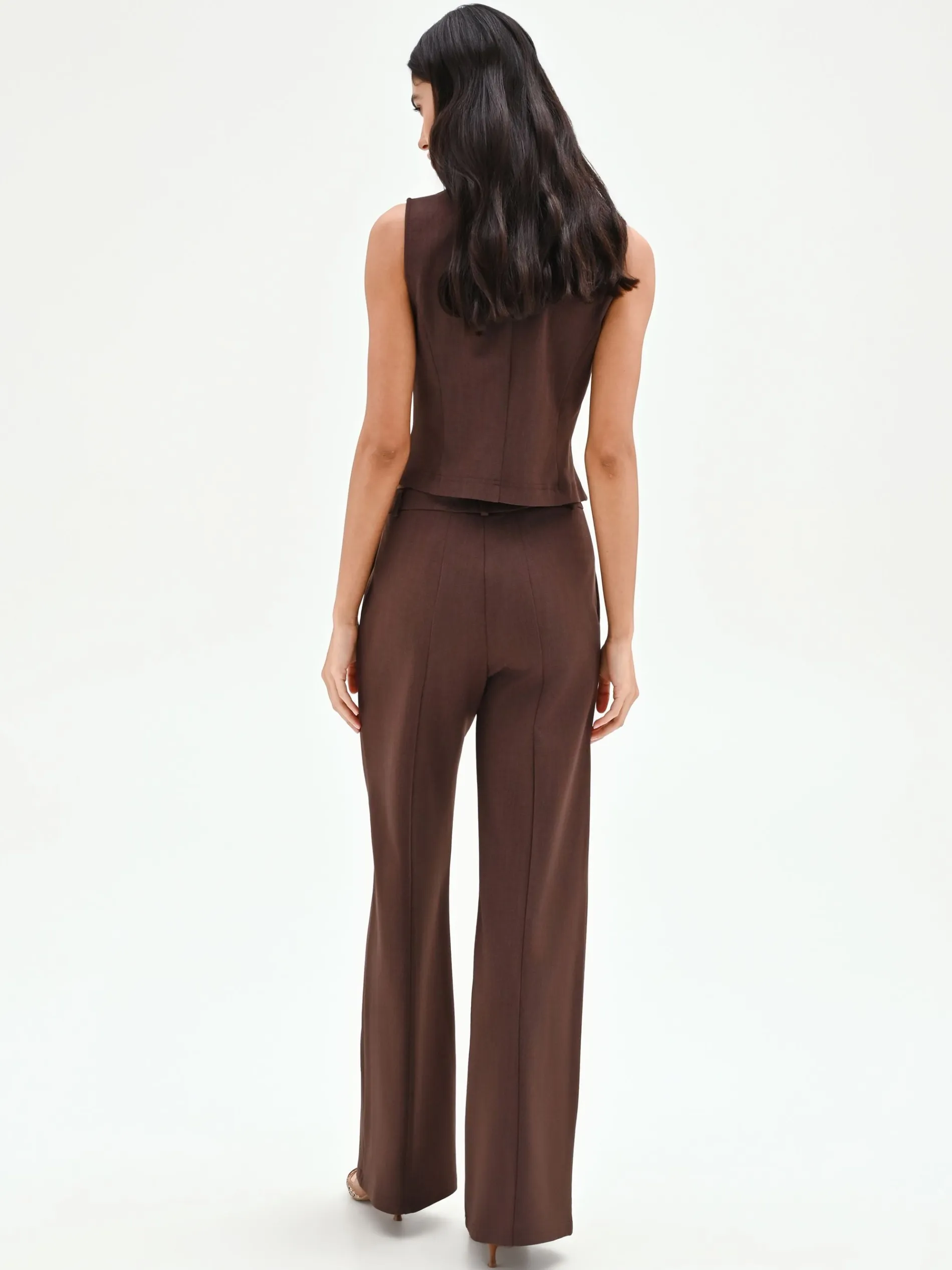 PANTALONE CIOCCOLATO A GAMBA DRITTA