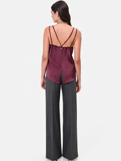 PANTALONE GRIGIO SCURO A GAMBA DRITTA