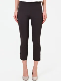 PANTALONE MORO MARRONE CON SPACCHETTO LATERALE