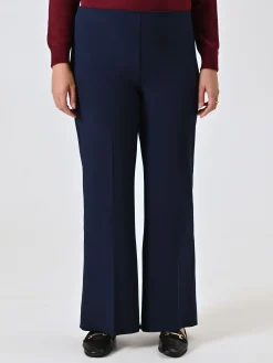 PANTALONE PALAZZO CURVY BLU