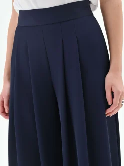 PANTALONE PALAZZO IN CADI BLU