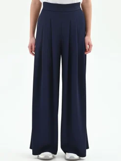 PANTALONE PALAZZO IN CADI BLU
