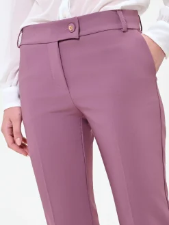 PANTALONE ROSA ANTICO A SIGARETTA