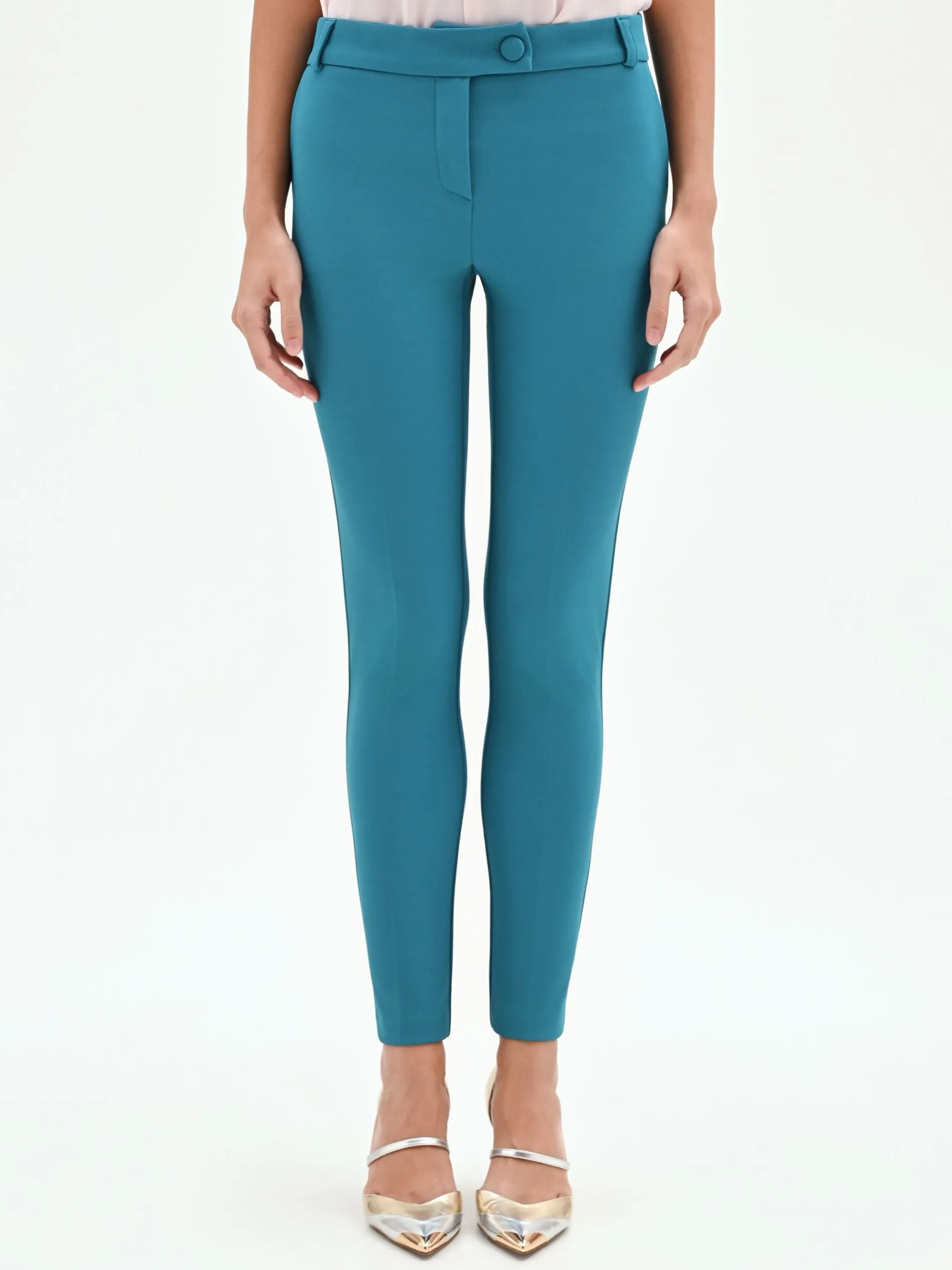 PANTALONE SLIM BLU OTTANIO