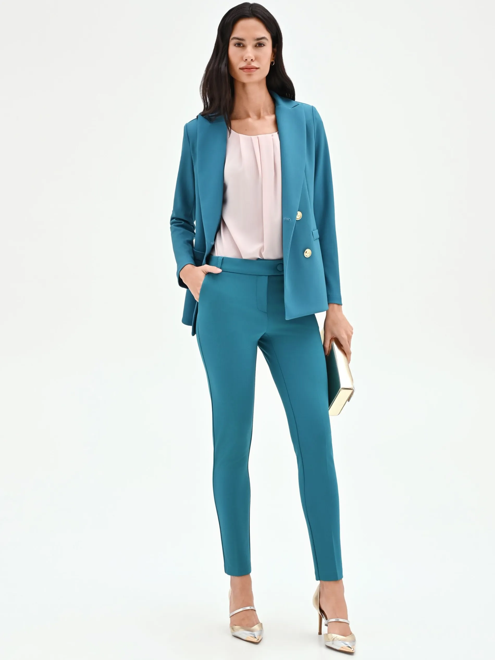 PANTALONE SLIM BLU OTTANIO