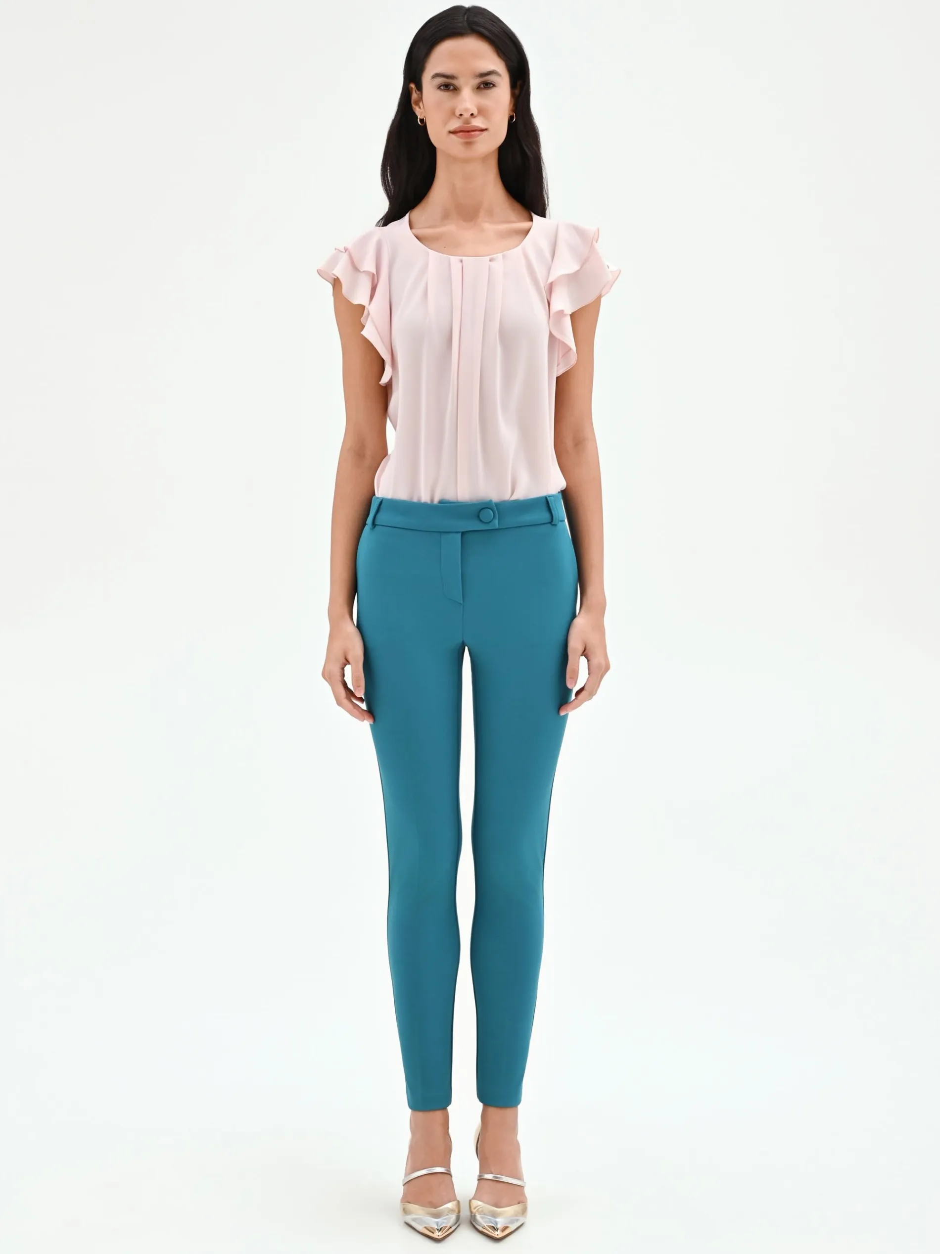 PANTALONE SLIM BLU OTTANIO