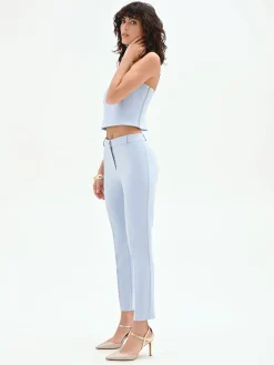 PANTALONE SLIM CIELO AZZURRO