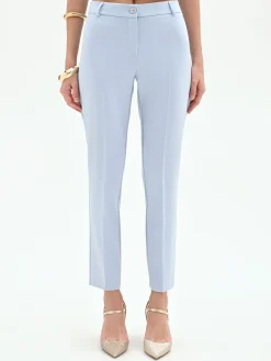 PANTALONE SLIM CIELO AZZURRO