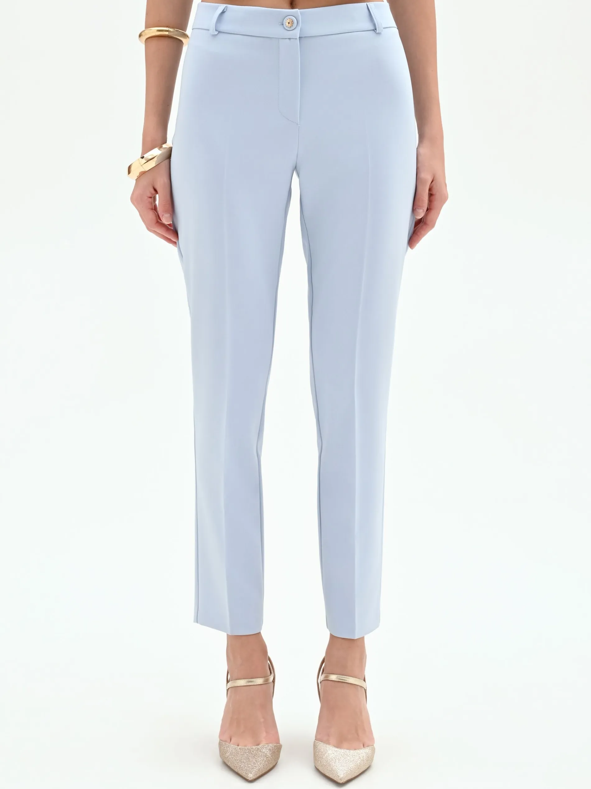 PANTALONE SLIM CIELO AZZURRO