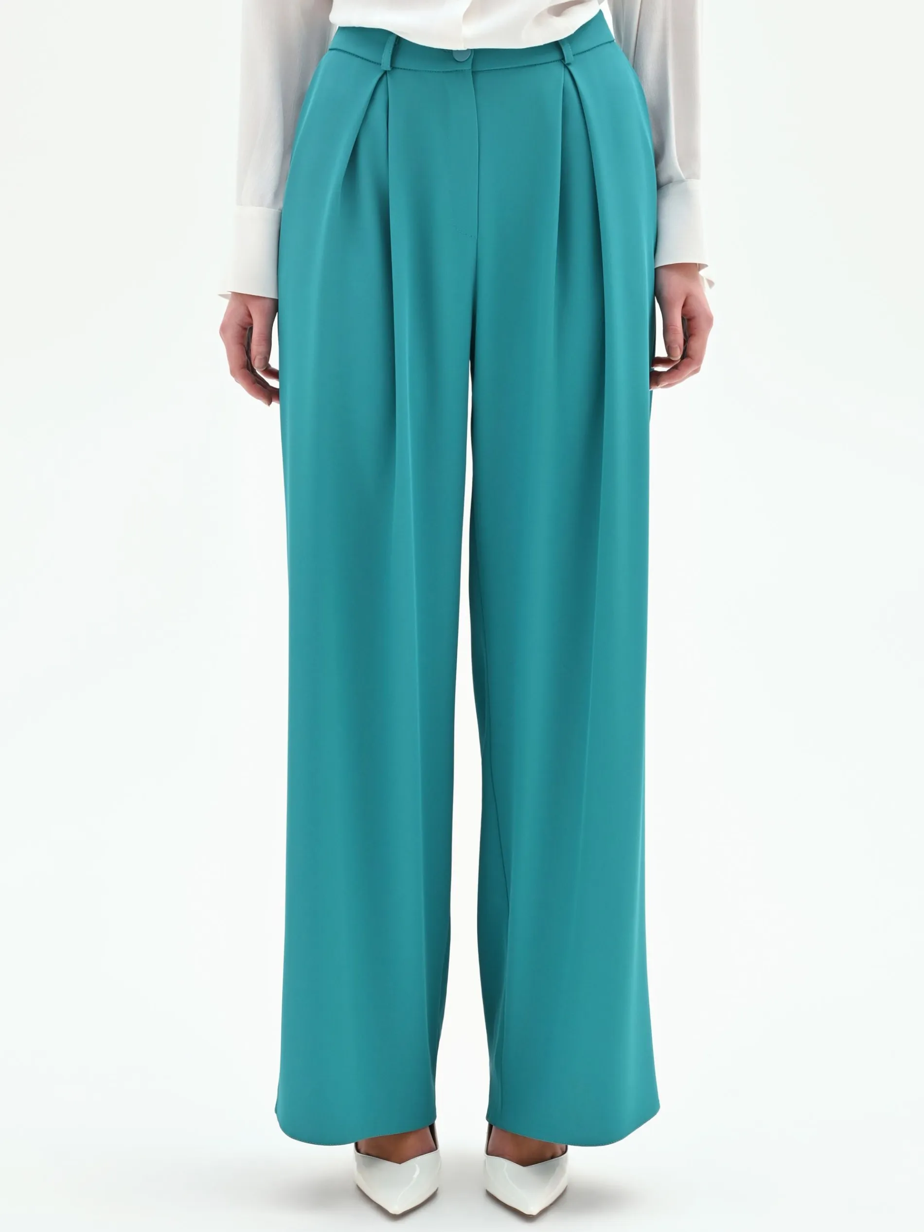 PANTALONE STUDIO SARTORIALE VERDE SMERALDO