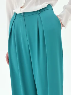 PANTALONE STUDIO SARTORIALE VERDE SMERALDO
