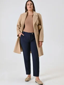PANTALONI CURVY STRAIGHT BLU