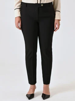 PANTALONI CURVY STRAIGHT NERI