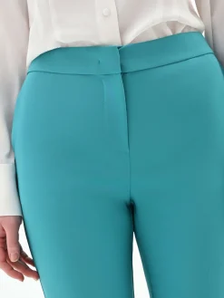 PANTALONI STUDIO FLARED VERDE SMERALDO