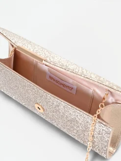 POCHETTE GIOIELLO ORO CON MICRO STRASS