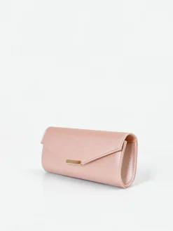 POCHETTE ROSA CON TEXTURE GLITTERATA