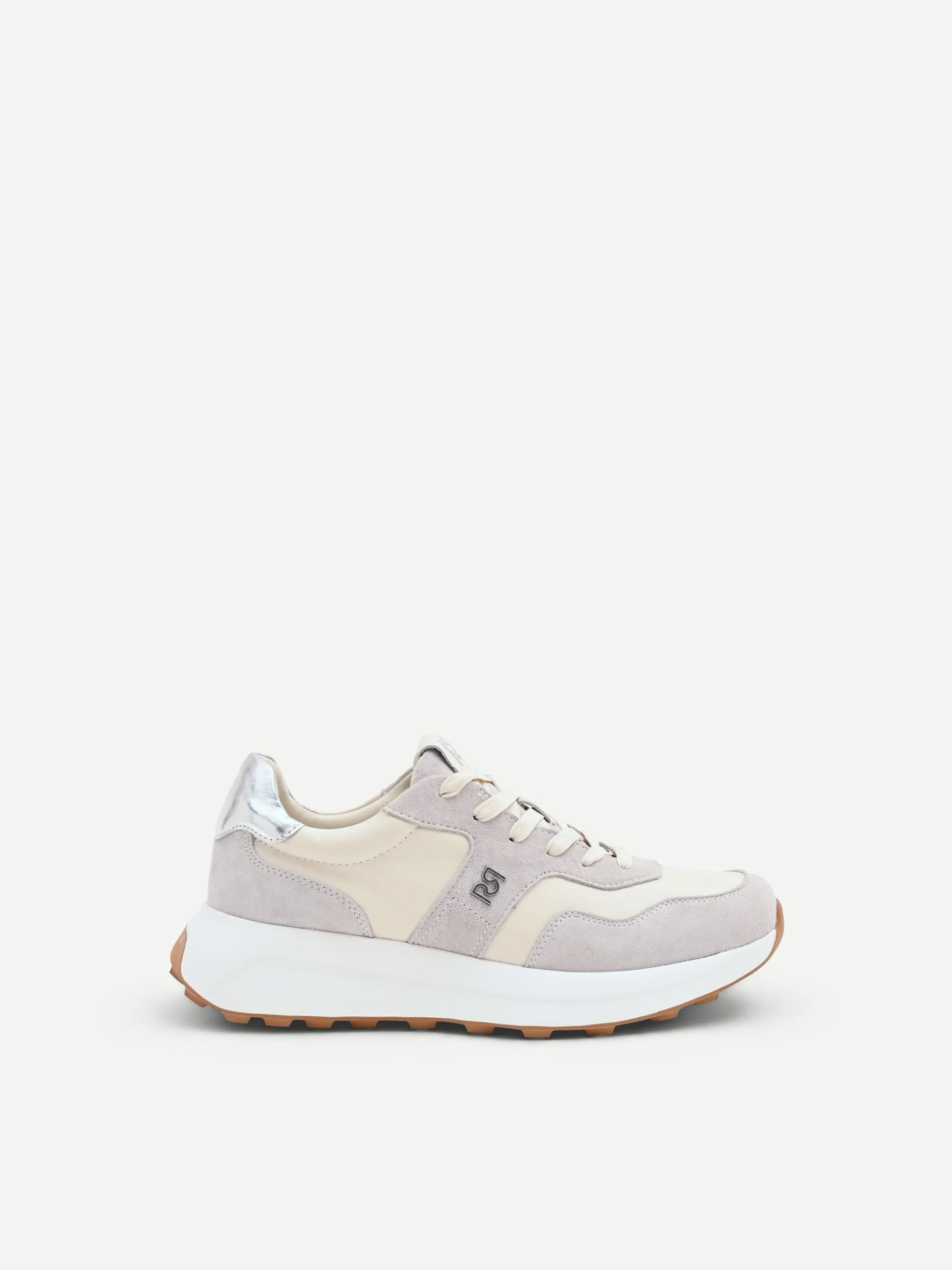SNEAKERS CON INSERTI EFFETTO CAMOSCIO