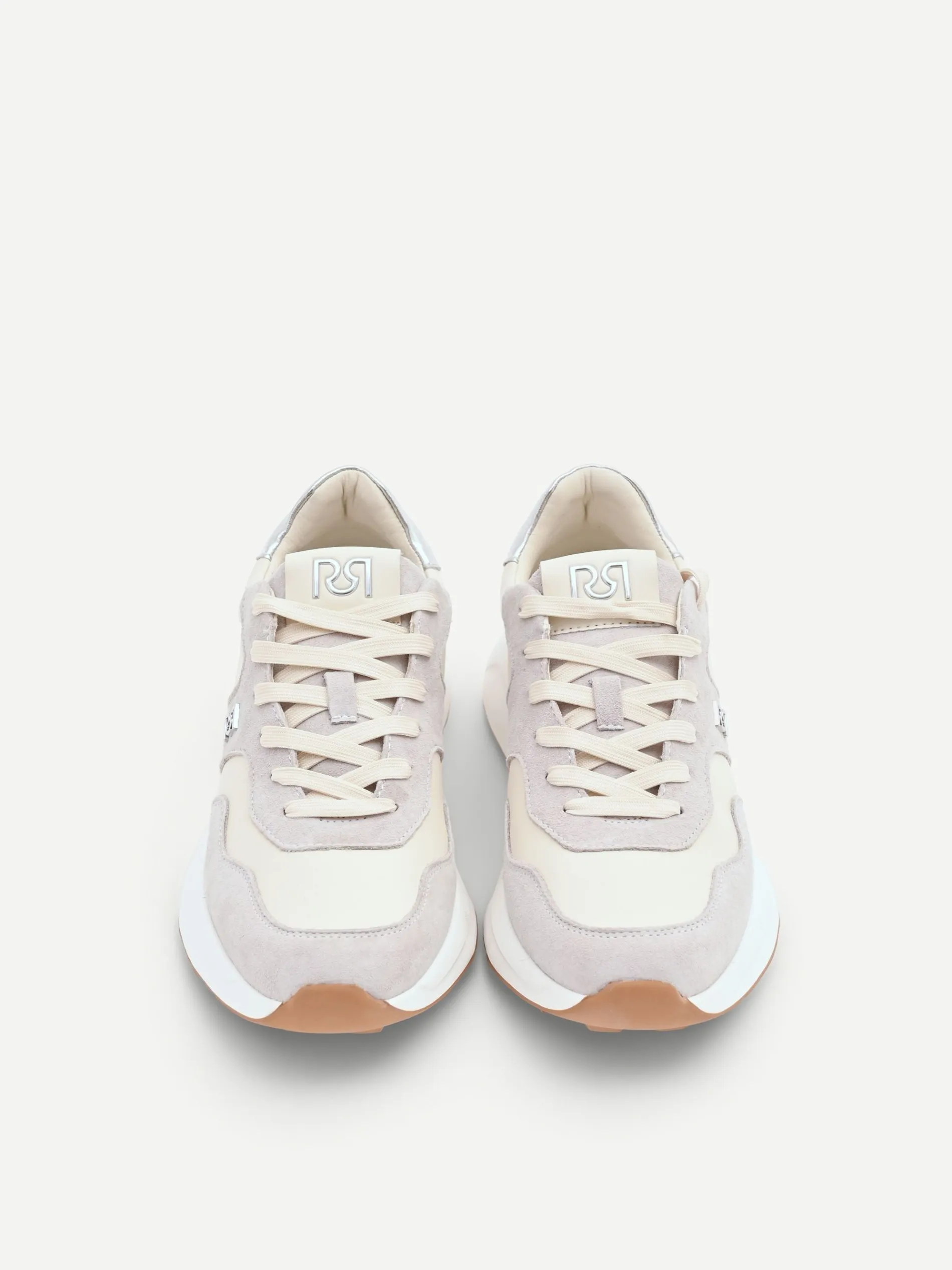 SNEAKERS CON INSERTI EFFETTO CAMOSCIO