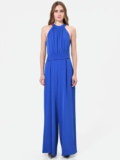 TUTA BLU CINA CON SCOLLO ALL'AMERICANA