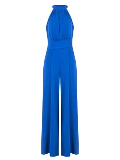 TUTA BLU CINA CON SCOLLO ALL'AMERICANA