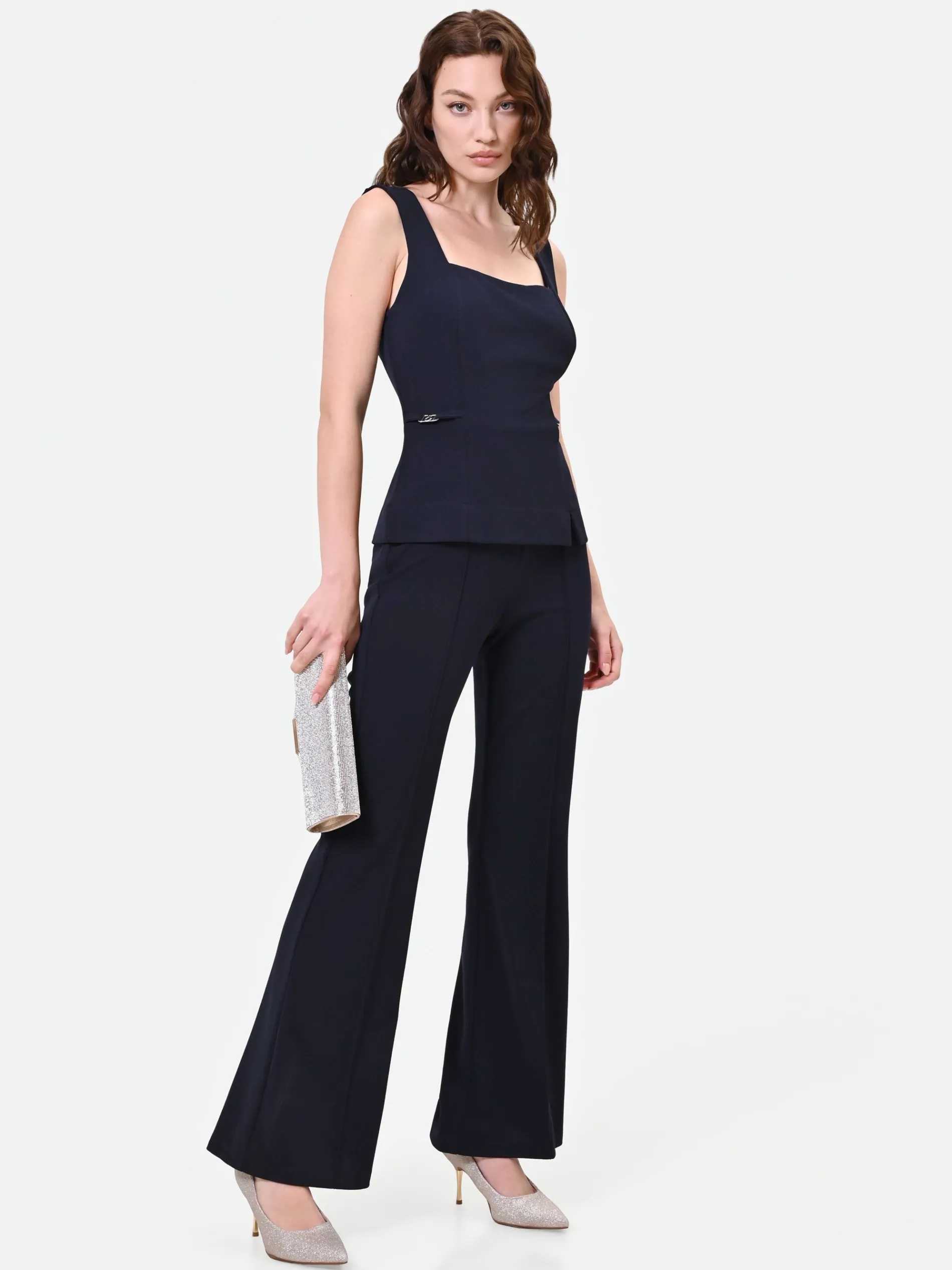 TUTA BLU NAVY CON PANTALONE A ZAMPA