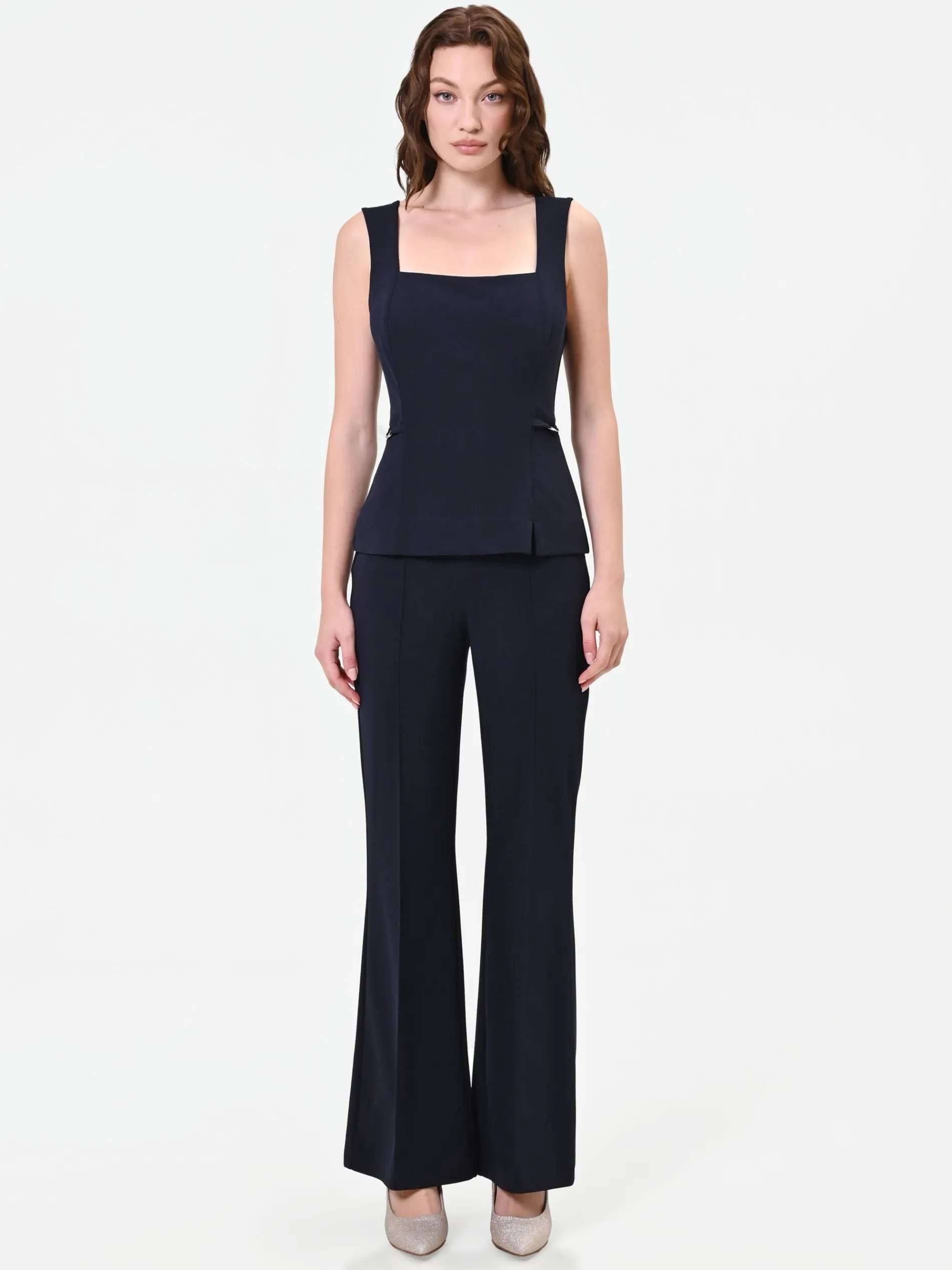TUTA BLU NAVY CON PANTALONE A ZAMPA