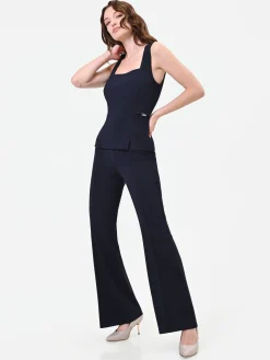TUTA BLU NAVY CON PANTALONE A ZAMPA