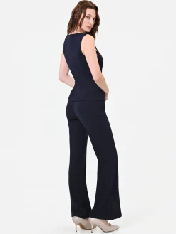 TUTA BLU NAVY CON PANTALONE A ZAMPA